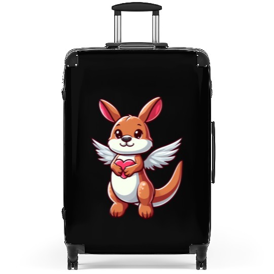 Angel Kangaroo Heart Wings Suitcases