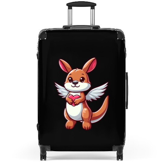 Angel Kangaroo Heart Wings Suitcases