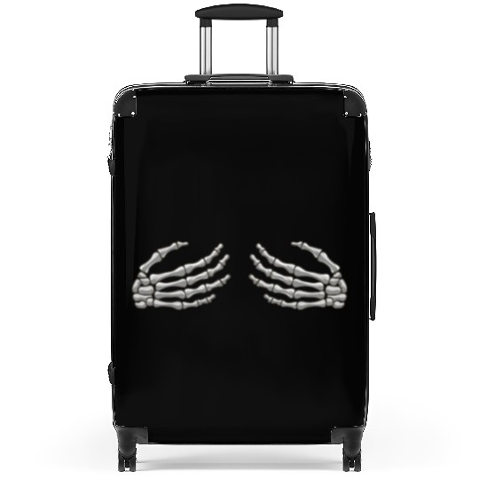 Halloween Skeleton Hands Suitcases