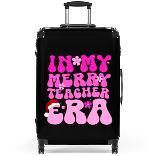 In my teacher era funny christmas education Suitcases