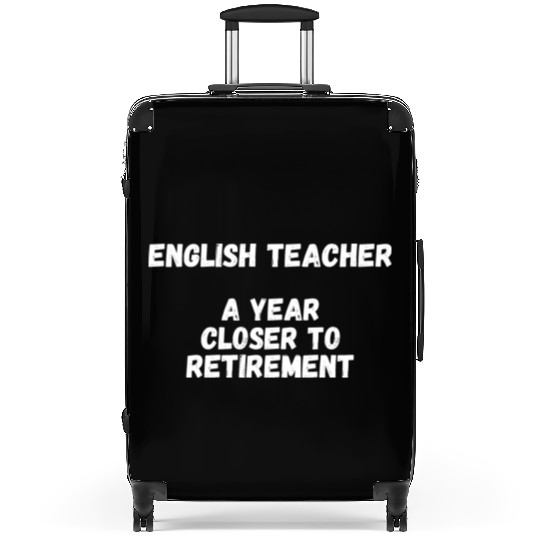 English Teacher A Year Closer To Retirement Suitcases