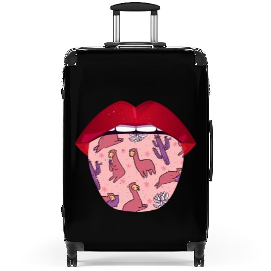 Alpaca Alpaka Lips Suitcases