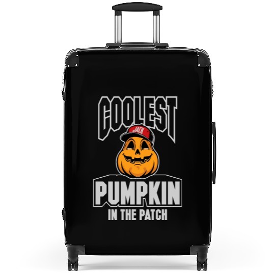 JACK-O-LANTERN IS THE COOLEST ON THE PUMPKIN PATCH Suitcases