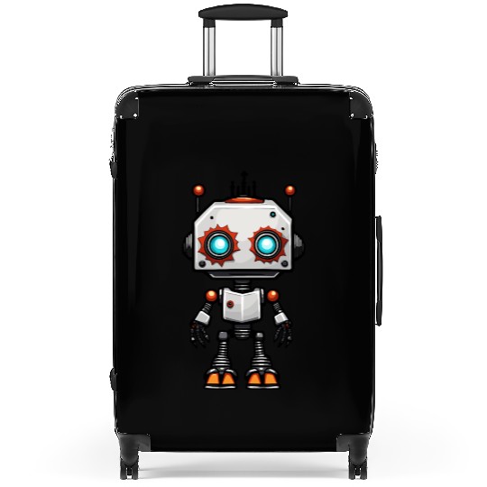 Robot / Machine / AI / Innovation / Computer Suitcases