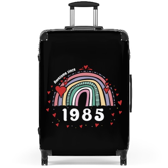 Cute Rainbow Awesome 1985 - 38th Birthday w/ Suitcases