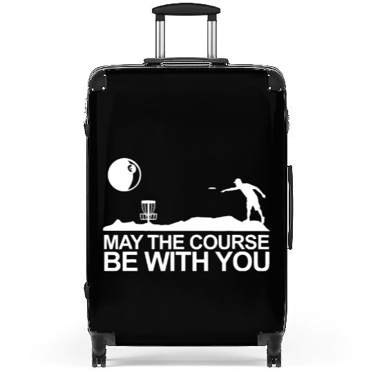 May The Course Be With You Frisbee Golf Suitcases