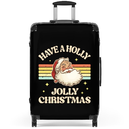 Have A Holly Jolly Christmas Suitcases