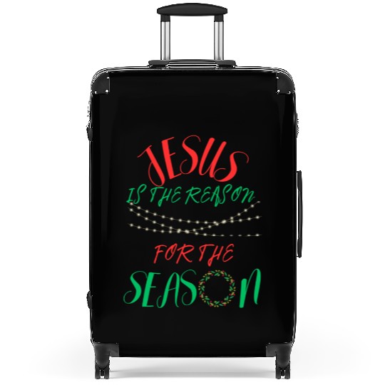 JESUS IS THE REASON FOR THE SEASON Suitcases