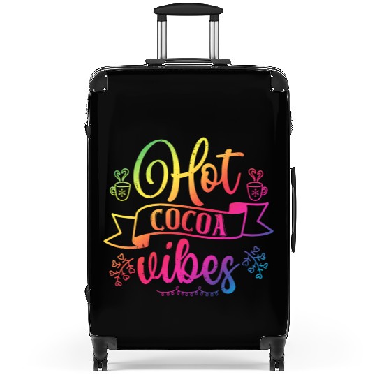 Chocolate Lover Hot Cocoa Vibes Suitcases
