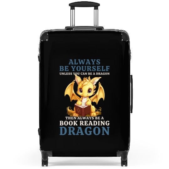 "Always Be Yourself" - Book Reading Yellow Dragon Suitcases