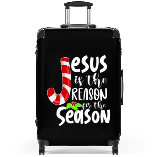Jesus Is The Reason For The Season Christian Suitcases