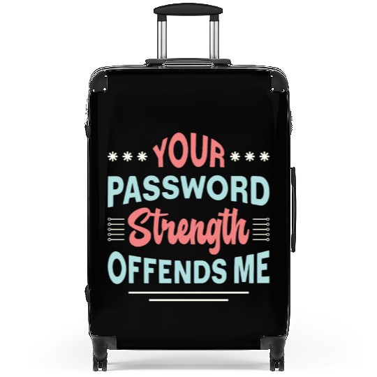 Cybersecurity Your Password Strength Programmer Suitcases