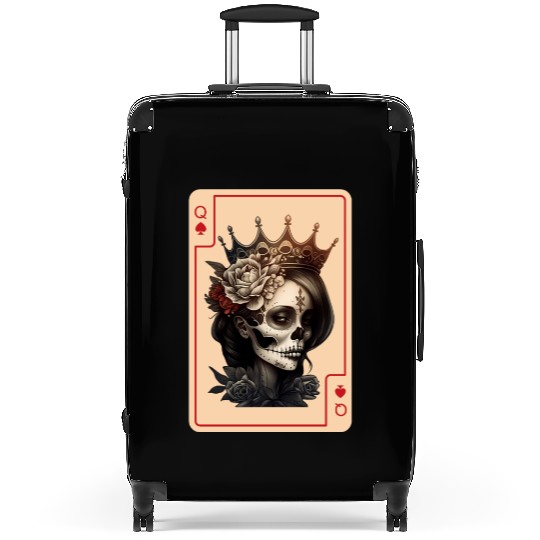 Gothic Halloween Card Game Creepy Poker Cards Suitcases