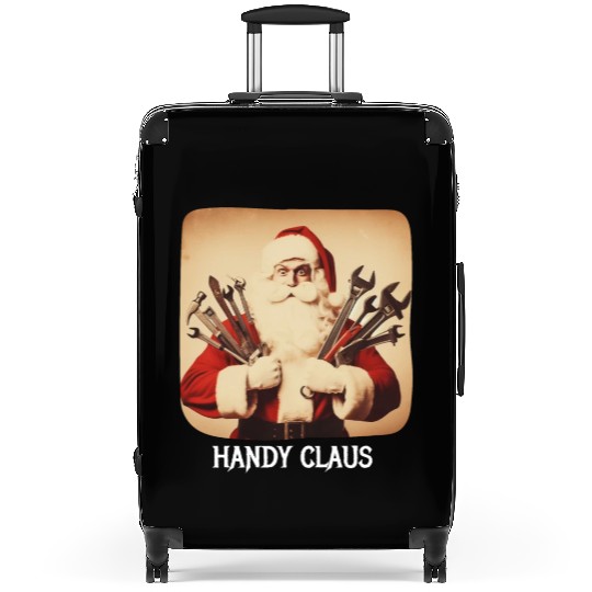 Vintage Santa Claus Handyman Suitcases