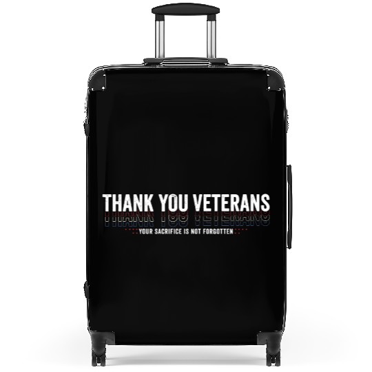 Thank You Veterans! Thank You For Your Service Suitcases