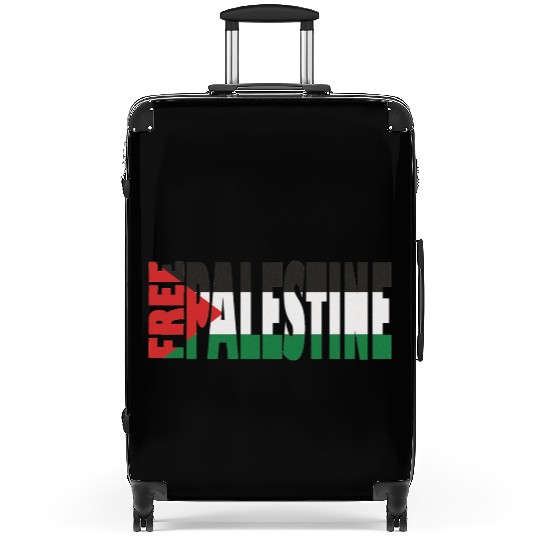 free palestine Suitcases