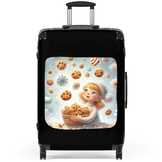 Cookie Raining Wonderland Suitcases