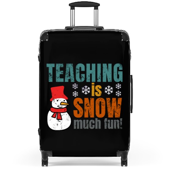 Teaching Is Snow Much Fun Christmas Teacher Suitcases