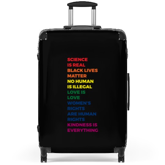 Science Is Real Suitcases