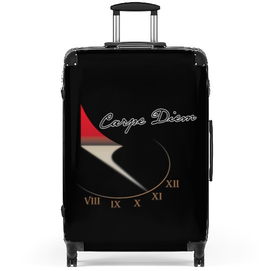 Carpe Diem. Time is Running Out Suitcases
