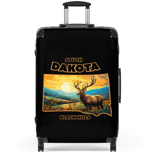 South Dakota - Elk Suitcases