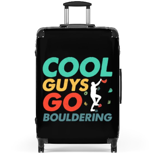 Cool Guys Go Bouldering Climbing Boulder Suitcases