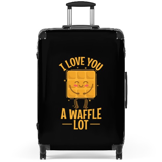 I Love You a Waffle Lot Pastry Pastry Snack Suitcases
