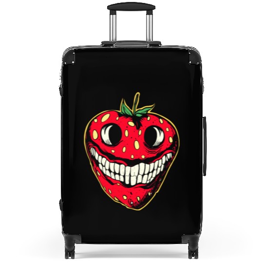 Strawberry Jack-o-lantern Suitcases