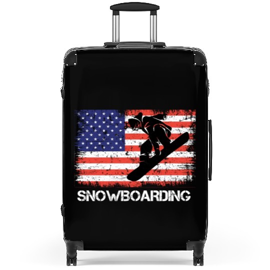 America Snowboarding Stars and Stripes Snowboard Suitcases