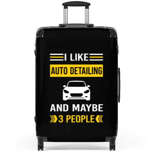 3 People Auto Detailing Car Detail Detailer Suitcases