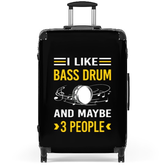 3 People Bass Drum Suitcases