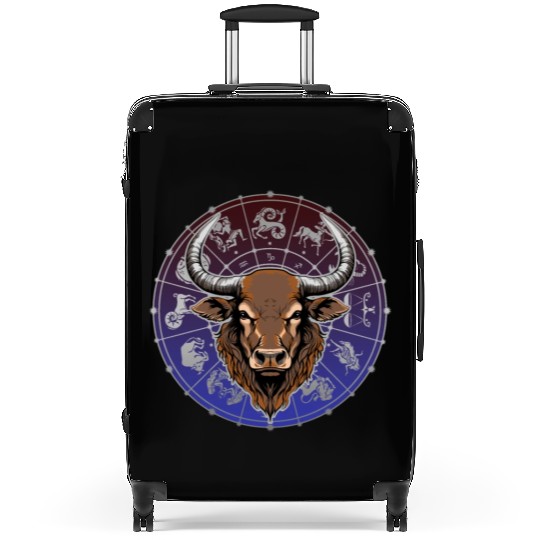 Taurus Zodiac star sign horoscope Astrology Suitcases