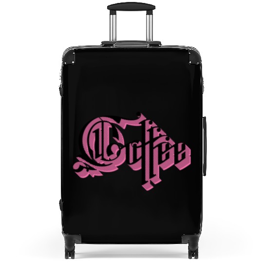 Coffee Purple Shadow Suitcases