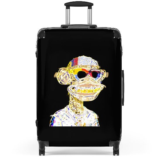 NFT Casual monkey with tattoo Suitcases