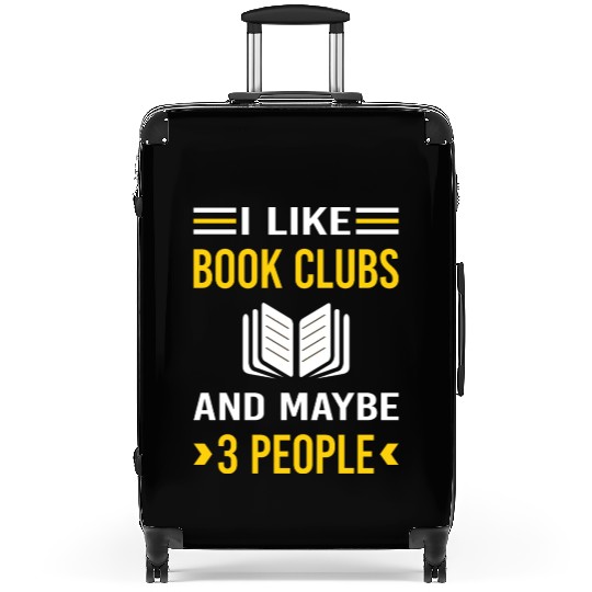 3 People Book Club Read Reader Reading Books Suitcases