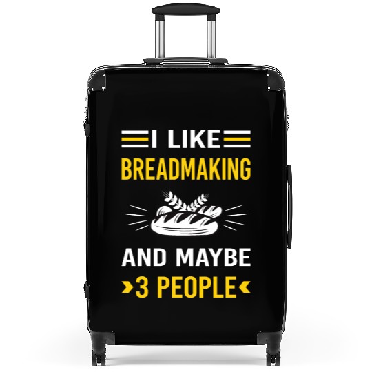 3 People Breadmaking Bread Making Suitcases