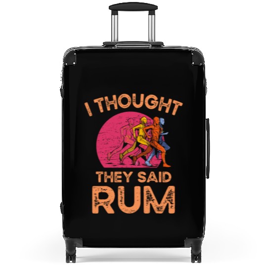 I Thought They Said Rum Athletic Athlete Suitcases
