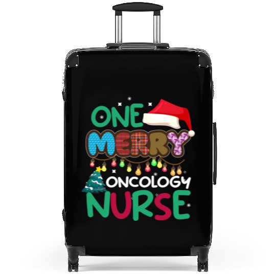 One merry Oncology Nurse Christmas Suitcases