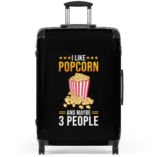 Popcorn Lover Gift Funny Popcorn Suitcases