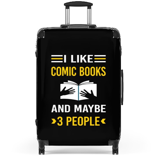 3 People Comic Books Comics Suitcases
