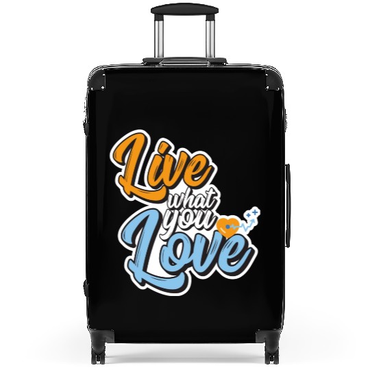 Hopeful Hearts Embrace Suitcases