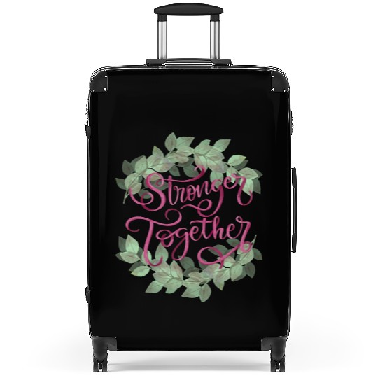 Hopeful Hearts Embrace Suitcases