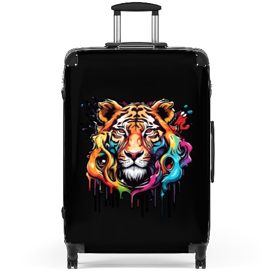 Tiger / Animal / Safari / Wild / Animal Print Suitcases
