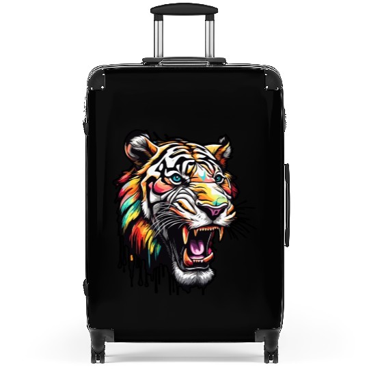 Tiger / Animal / Safari / Wild / Animal Print Suitcases