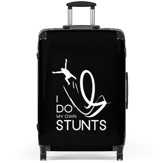 "I Do My Own Stunts" Daredevil Design Suitcases