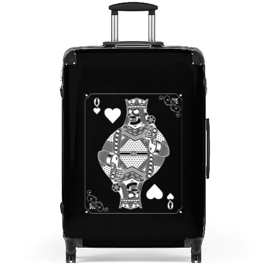 Jack of Hearts Gothic Card Games Halloween Suitcases