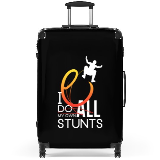 "I Do My Own Stunts" Daredevil Design Suitcases