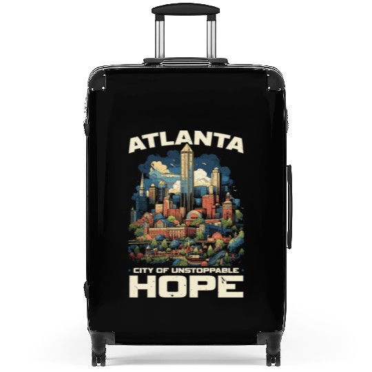 Atlanta City Georgia USA America United States Suitcases