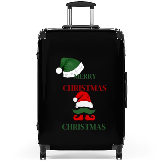 Elf Merry Christmas Suitcases