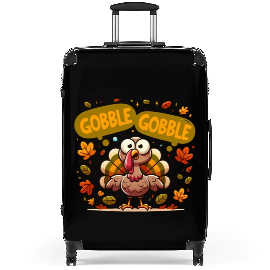 Fun Turkey Gobble Gobble for a Joyful Thanksgiving Suitcases